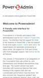 Mobile Screenshot of poweradmin.org